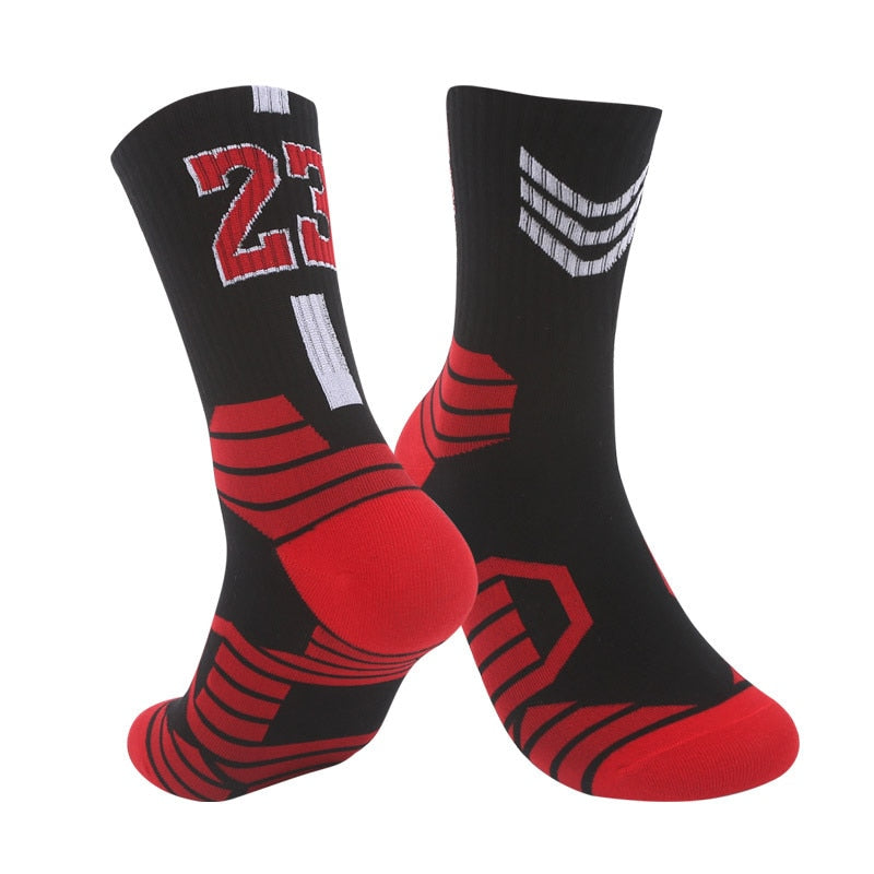 Professional Basketball Socks Sport For Kids Men Outdoor Cycling Climbing Running Fast-drying Breathable Adult Non-Slip 23 24